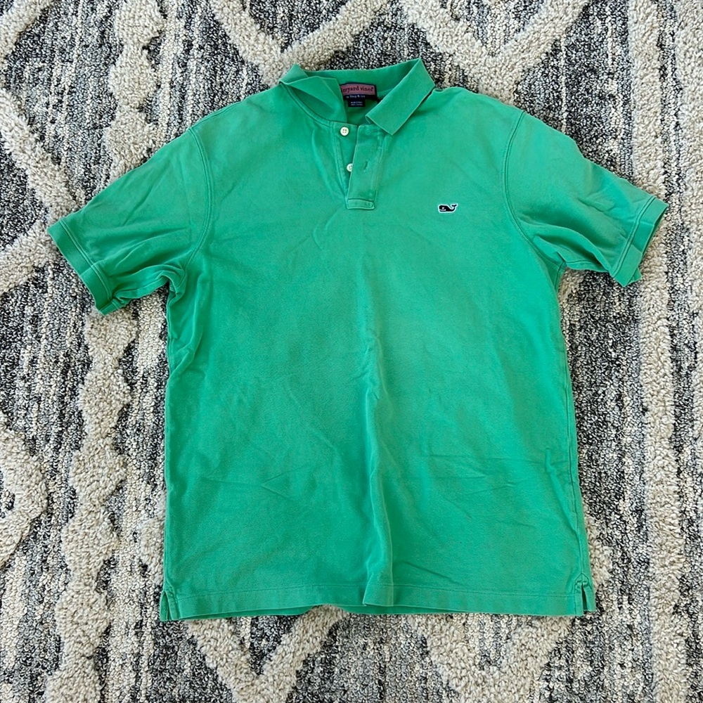 Green Vineyard Vines Polo